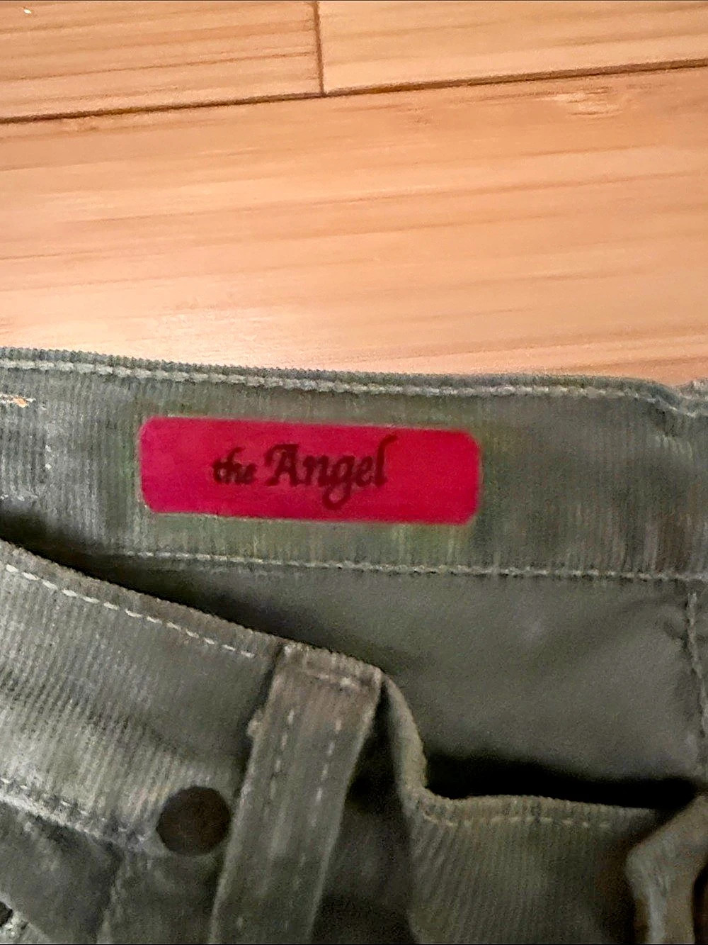 AG- the Angel Women's Boot Cut Jeans in Green - Picture 6 of 8